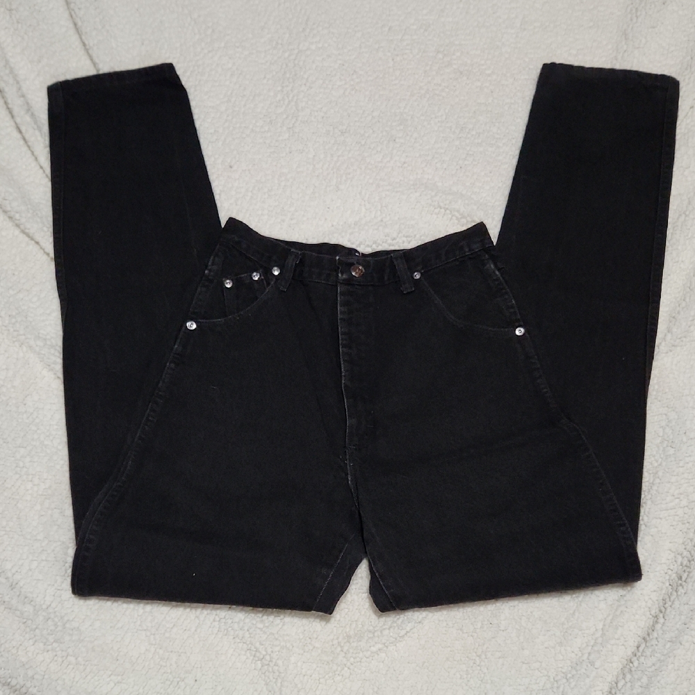 Black Vintage High Waist Wrangler Jeans